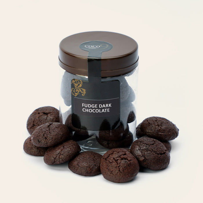 Fudge Dark Chocolate Cookie Jar