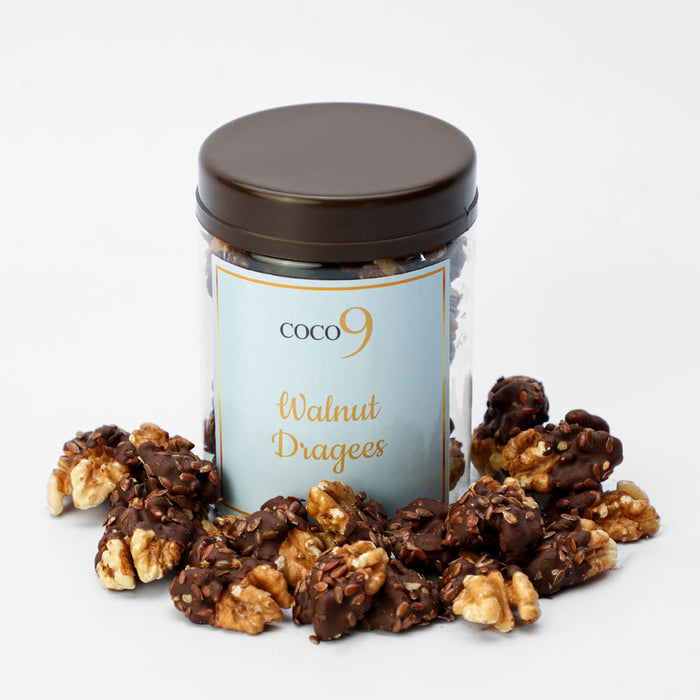 Walnut Dragees Jar