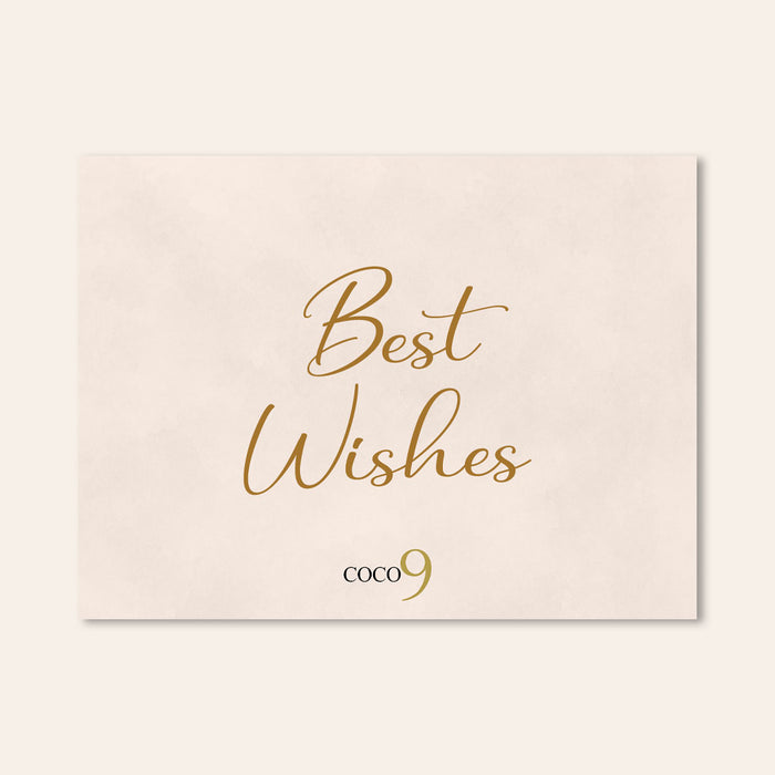Complimentary Card — Best Wishes