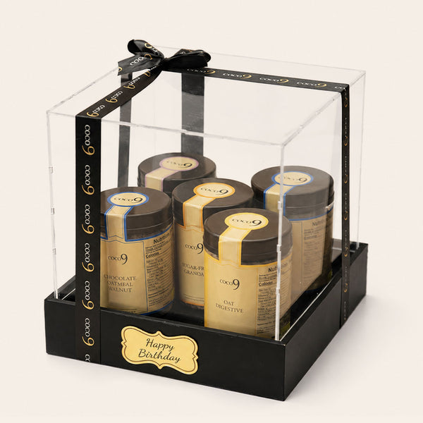 "Crystal" 5 Cookie Jars