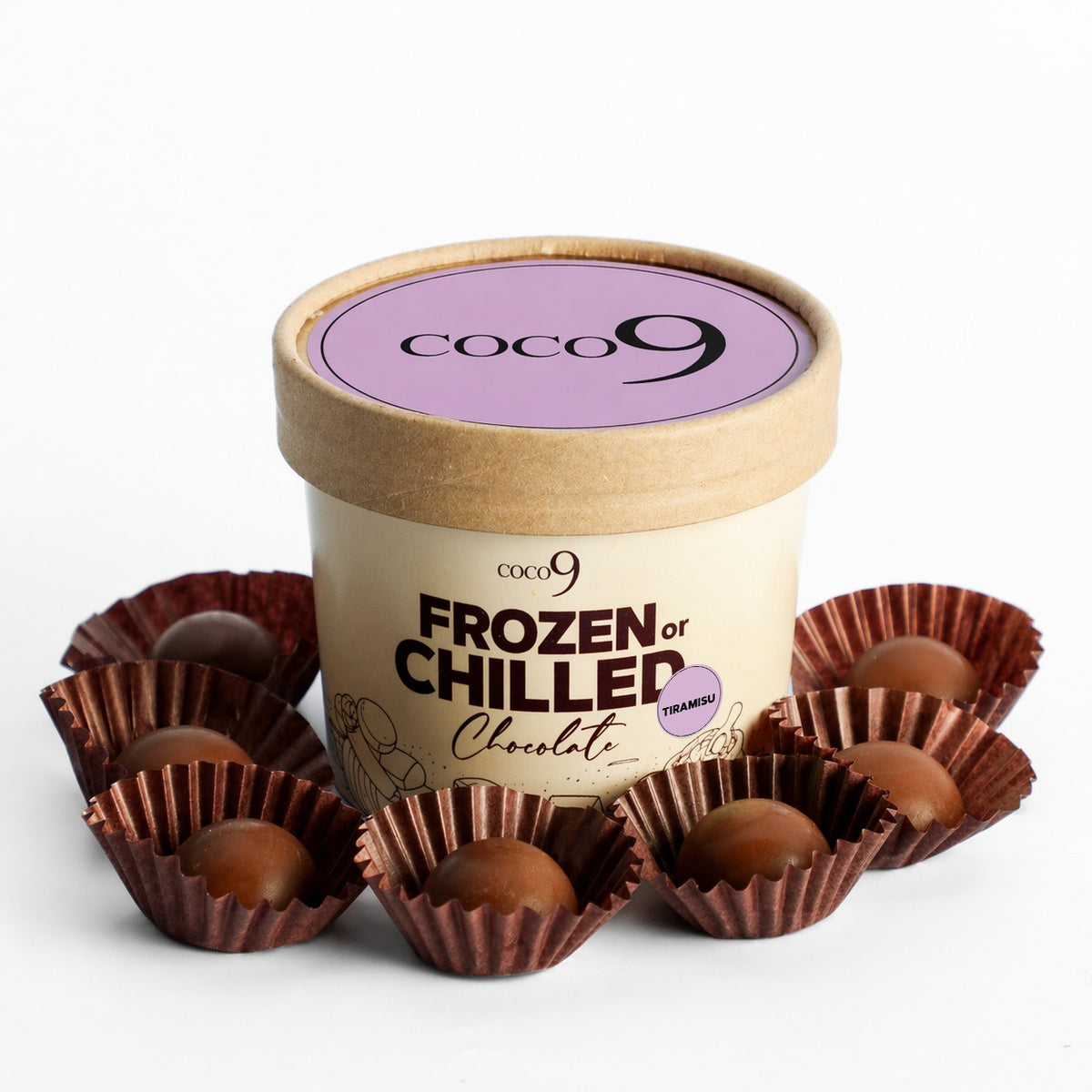 Frozen or Chilled Chocolate Pops (Tiramisu)