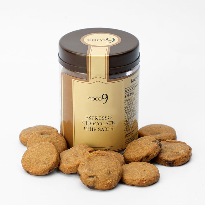 Espresso Chocolate Chip Sable Jar