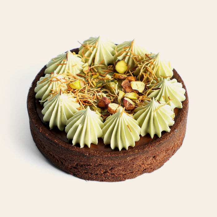 Pistachio Kunafa Tart (Single)