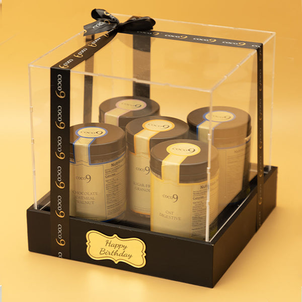 "Crystal" 5 Cookie Jars