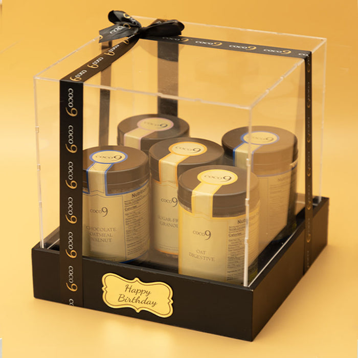 "Crystal" 5 Cookie Jars