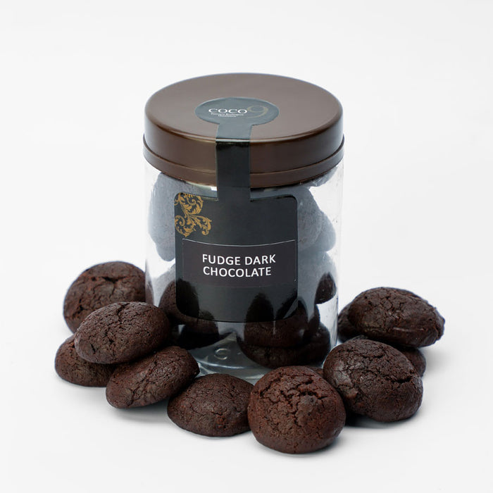 Fudge Dark Chocolate Cookie Jar
