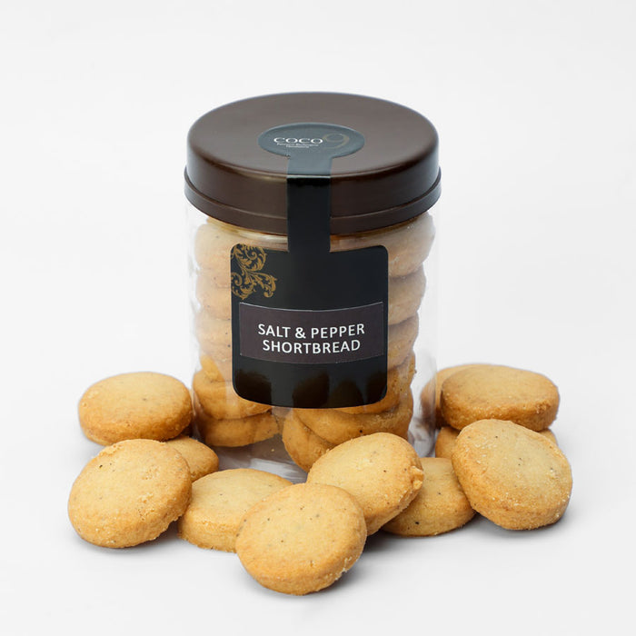 Salt & Pepper Shortbread Jar