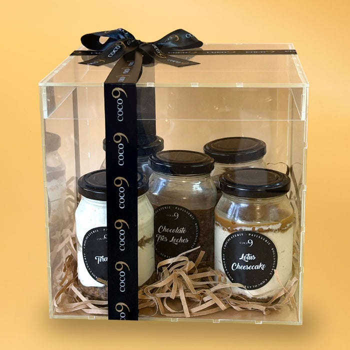 "Atrium" 5 Dessert Jars