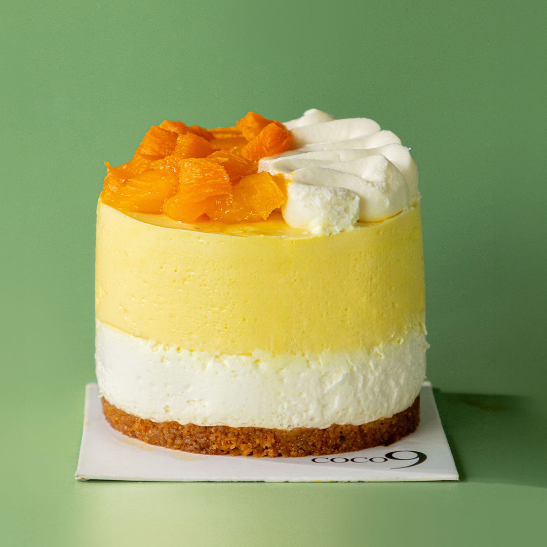 Mango Cheesecake Slice