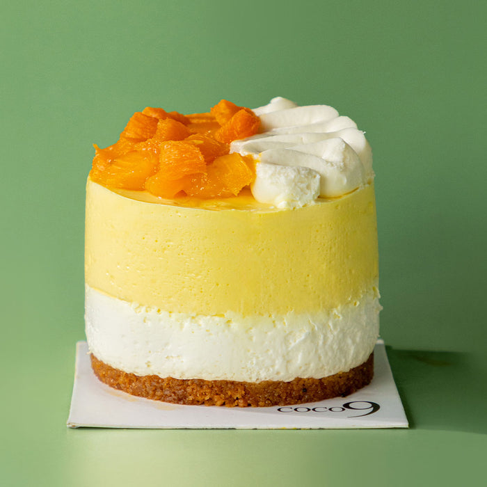 Mango Cheesecake Slice