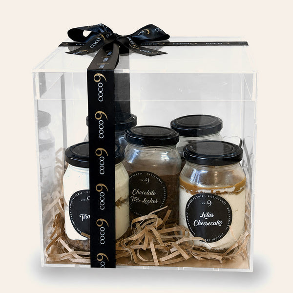 "Atrium" 5 Dessert Jars