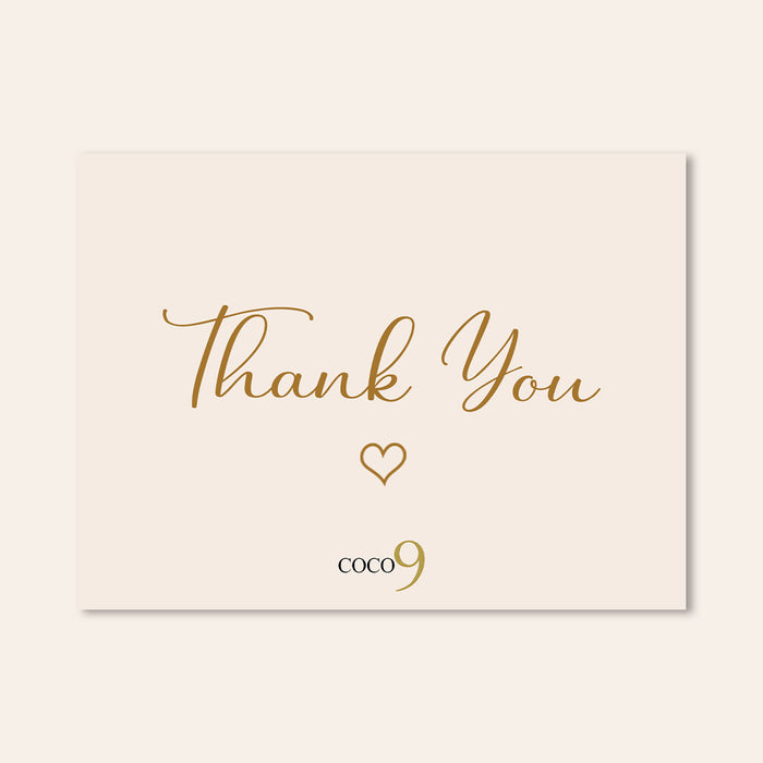 Complimentary Card — Thank You