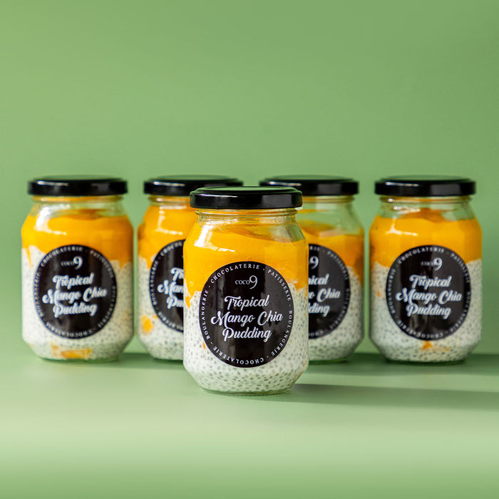Tropical Mango Chia Pudding Jar