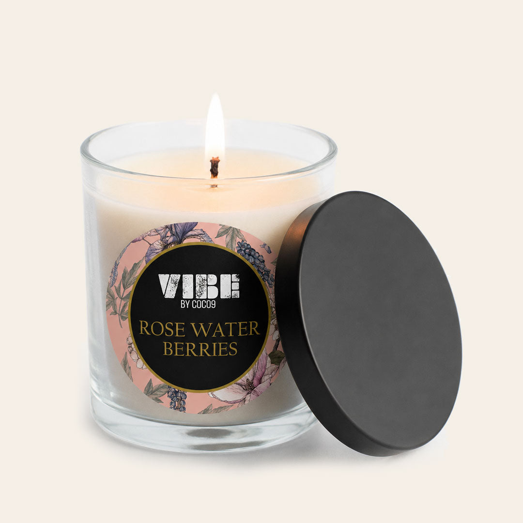 "Rose Water Berries" Vibe Candle
