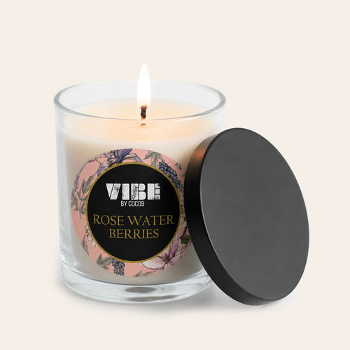"Rose Water Berries" Vibe Candle