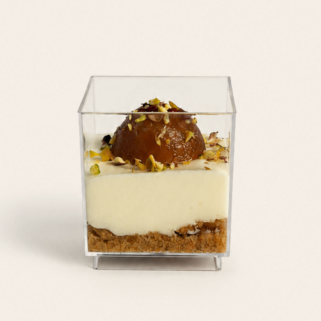 Gulab Jamun Cheesecake Shot Glass - Petite (12 pcs)