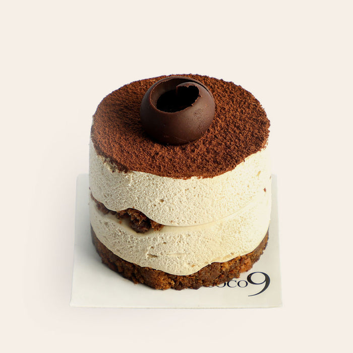 Tiramisu Cheesecake Slice
