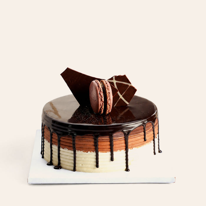 Triple Chocolate Classic Cake (Serves 4–6)