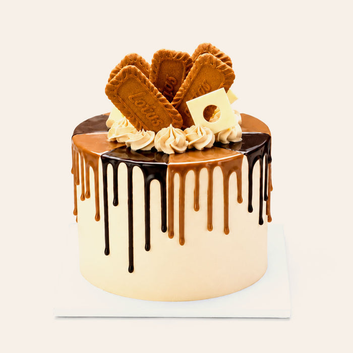 Chocolate Lotus Cake (Serves 8–10)