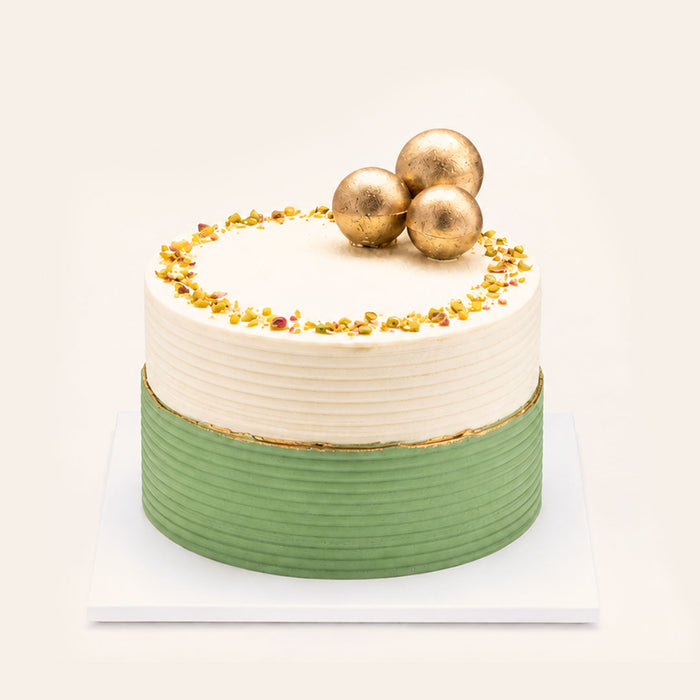 Pistachio Vanilla Entremet (Serves 6–8)
