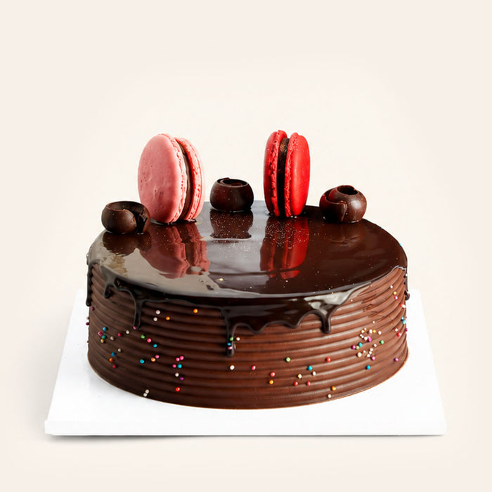 Chocolate Rainbow Classic Cake (Serves 4–6)