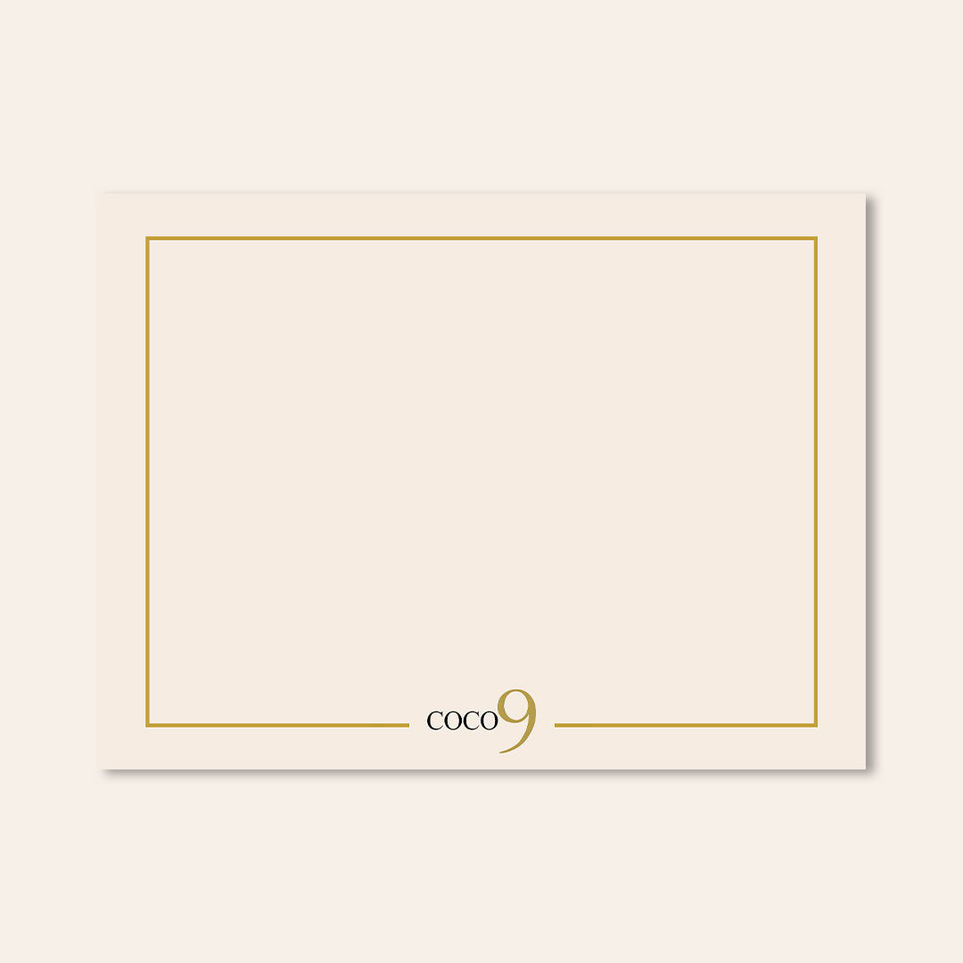 Complimentary Card — Blank