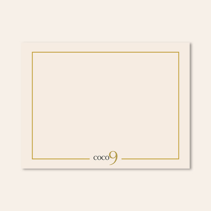 Complimentary Card — Blank
