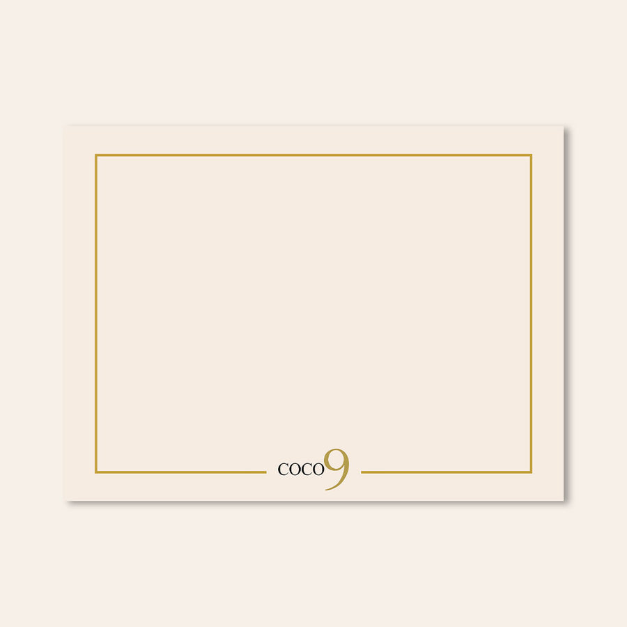 Complimentary Card — Blank
