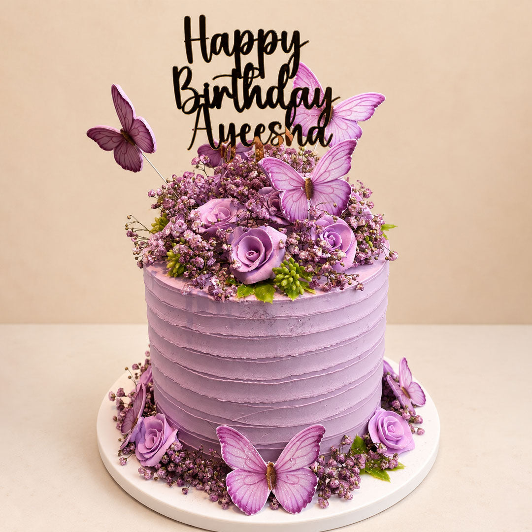 Lilac & Butterflies