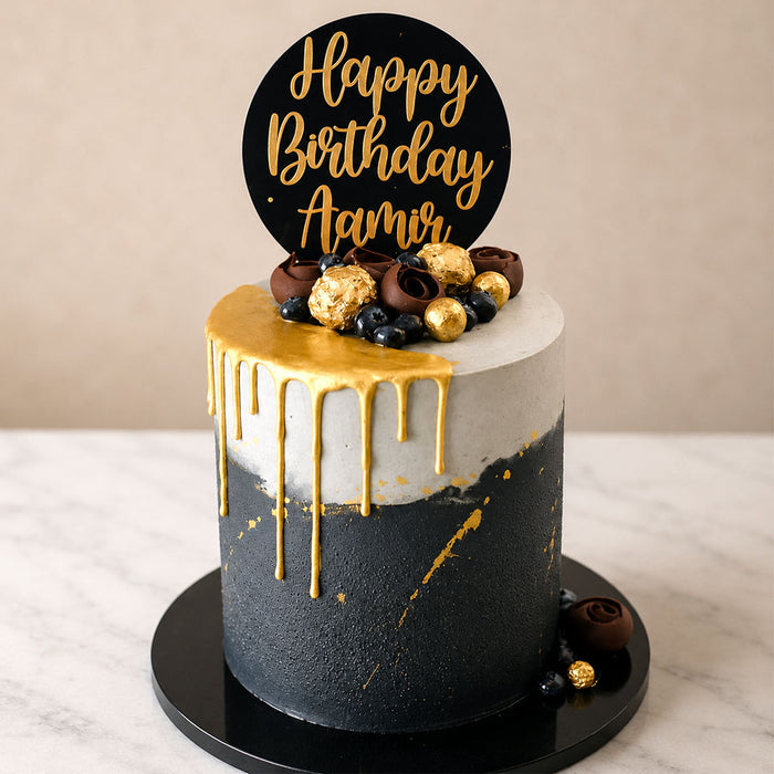 Midnight & Gold (Serves 10–15)