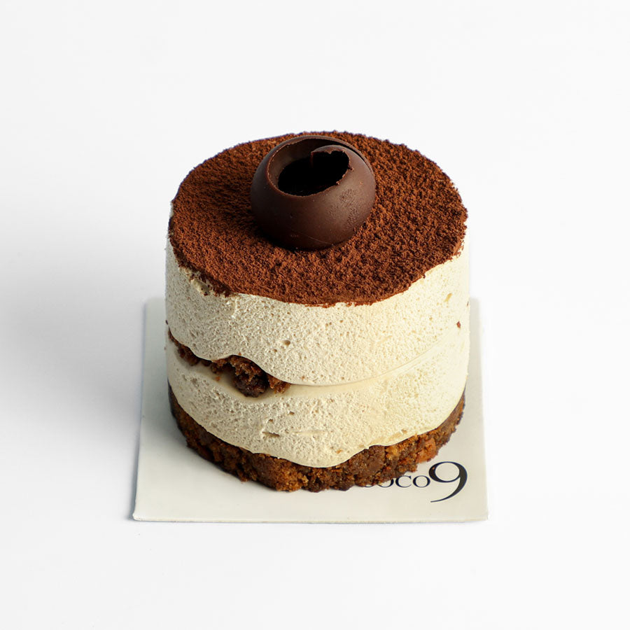 Tiramisu Cheesecake Slice
