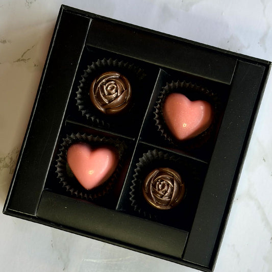 Rosy Heart Bites (4 pcs)