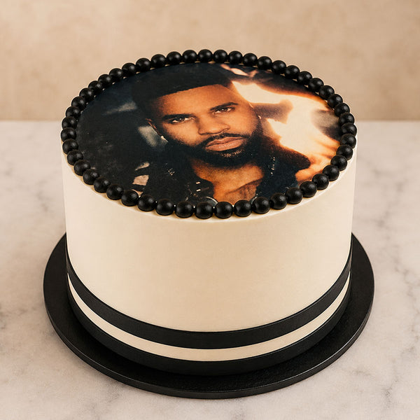 Classic Border Picture Cake (Serves 10–15)