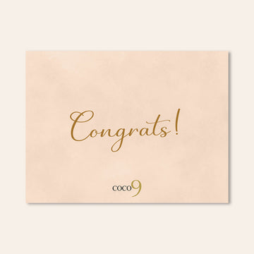 Complimentary Card - Congrats