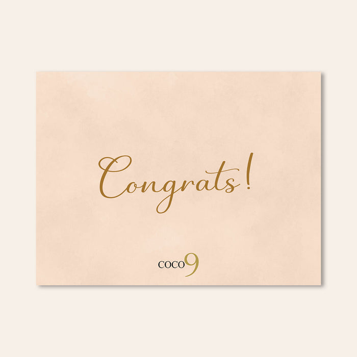 Complimentary Card — Congrats