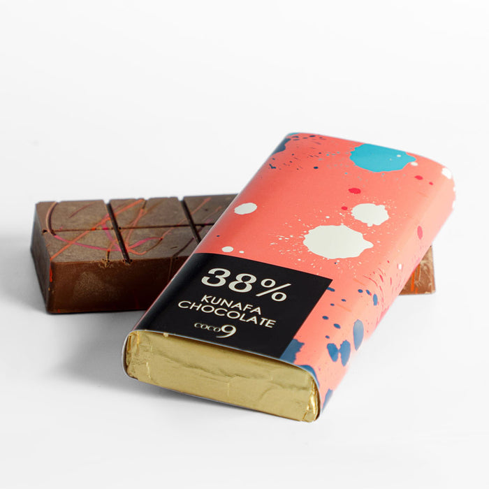 Pistachio Kunafa Chocolate Bar - 38%