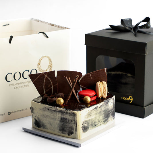 Square Triple Chocolate Cake (4lbs)