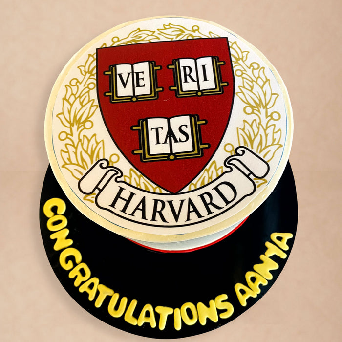 Graduation University Logo Cake 6in (Serves 10-12)