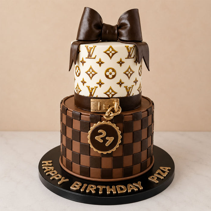 The Monogram Tier (Serves 25–30)