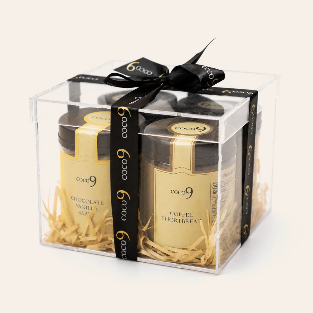 "Crystal" 4 Cookie Jars