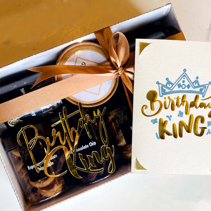 King Gift #2 (Cookie Box + Topper + Card)