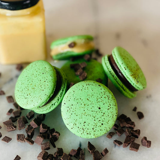 Chocolate Caramel Macaron