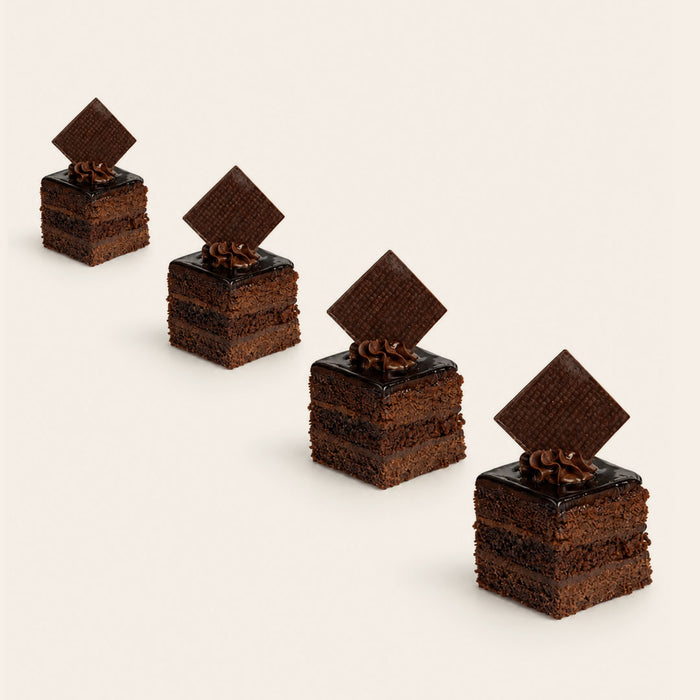Coco 9 Dutch Truffle petit four, part of a box of twelve