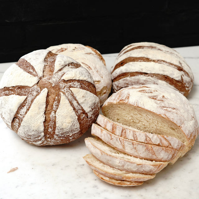 A Coco 9 plain sourdough loaf