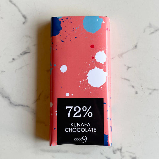 Pistachio Kunafa Chocolate Bar - 72%