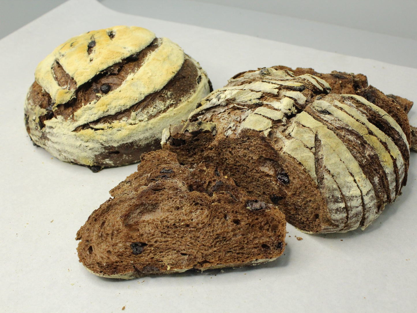 Chocolate cherry sourdough