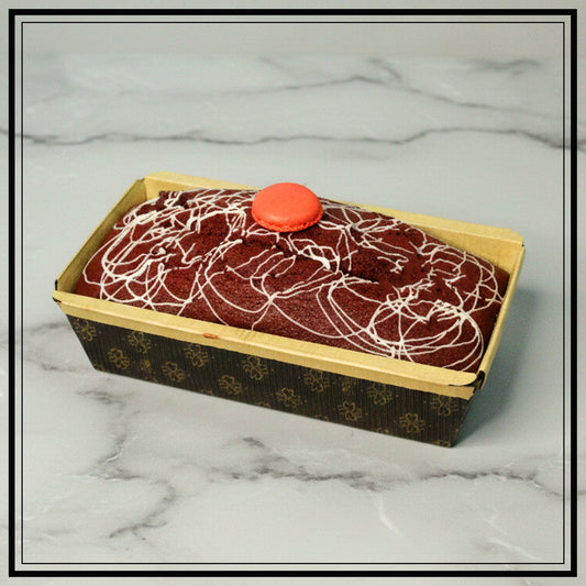 Red velvet pound loaf