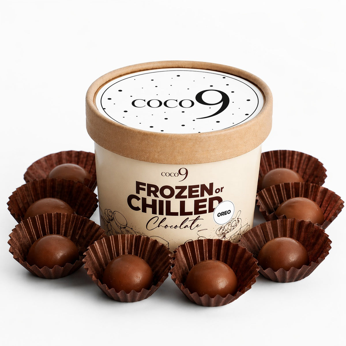 Frozen or Chilled Chocolate Pops (Oreo)