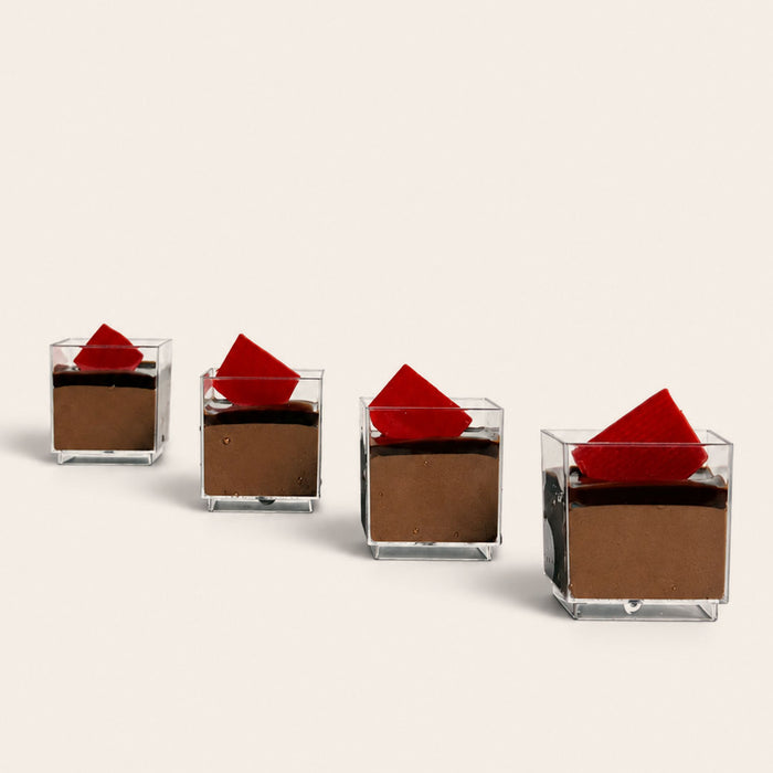 Coco 9 Lindt Mousse Shot Glass, part of a box of twelve
