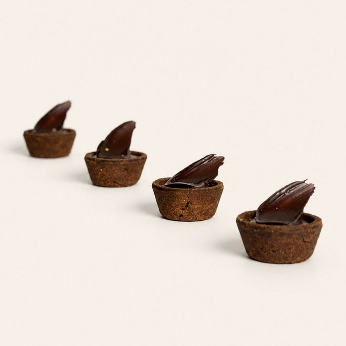 Coco 9 Salted Caramel Tart, part of a box of twelve